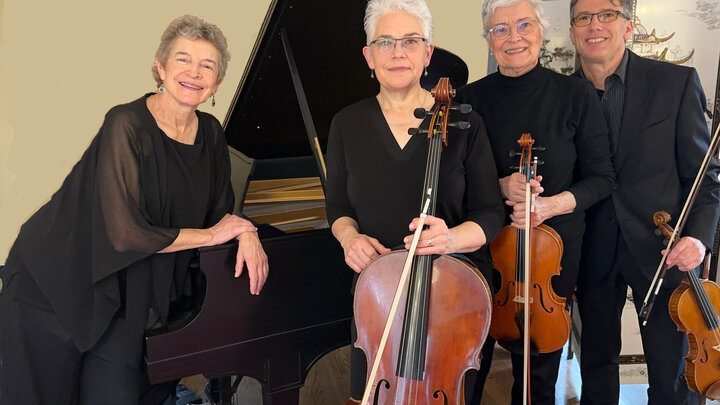 The Front Range Piano Quartet will perform April 29 in Westbrook Music Building Rm. 119. The quartet includes (left to right) Theresa Bogard, Karen Becker, Glêsse Collet and Erik Peterson. Courtesy photo.